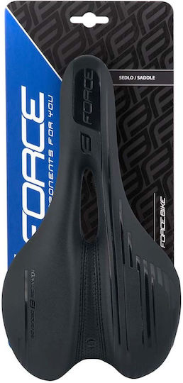 Force Comfort Σέλα Ποδηλάτου Μαύρη με Gel 276 x 155 mm