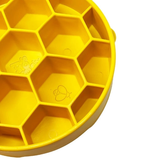 Sodapup Μπολ Φαγητού Αργού Ταΐσματος για Σκύλο 20.3cm σε Κίτρινο Χρώμα