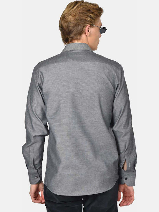 Long Sleeve Shirt in Regular Fit Grey