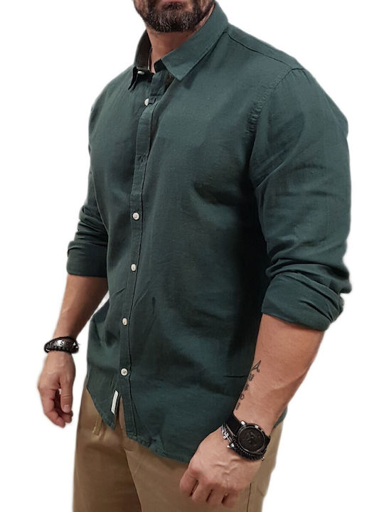 Rebase Linen Shirt Green