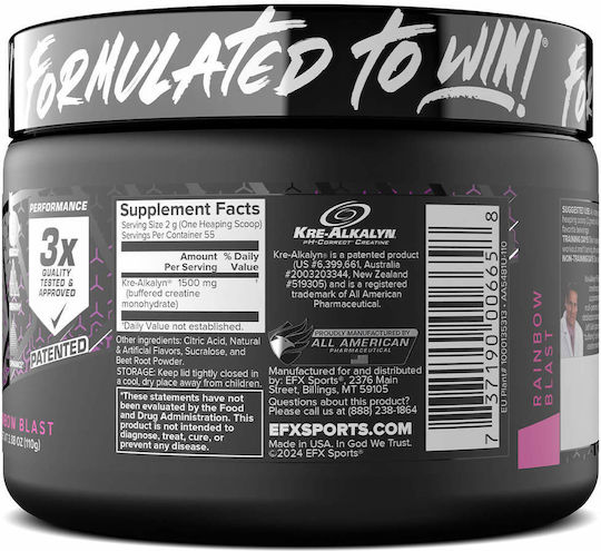 EFX Sports Kre-Alkalyn Mango 100gr