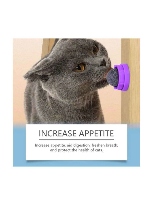 Catnip Cat Ball Purple Base
