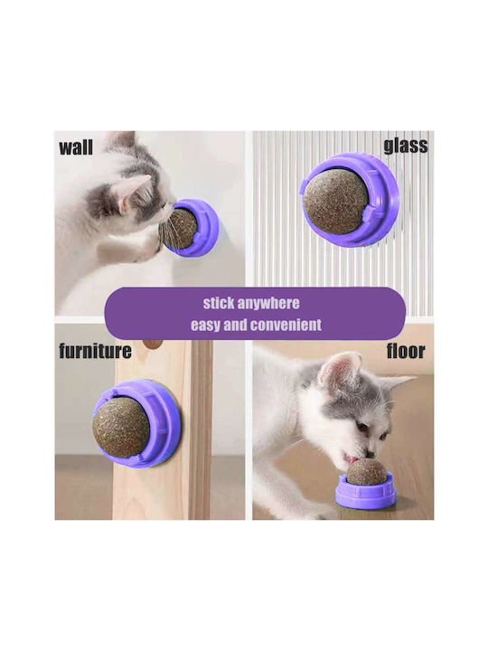 Catnip Cat Ball Purple Base