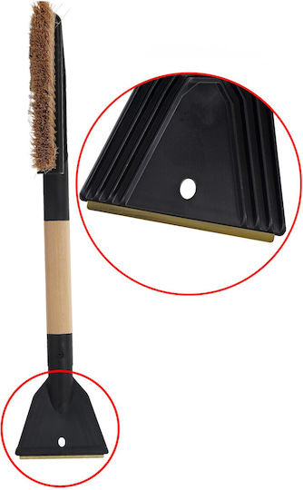 Einparts 55 Cm Autoscheibenkratzer Mit Bürste Eiskratzer Ohne Kratzer Am Autokarosserie