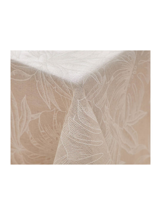 Kipper Kipper Lorenza Beige Tablecloth 140x240cm