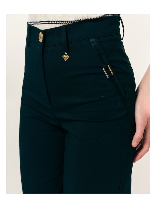 Damen Stoffhose Blau