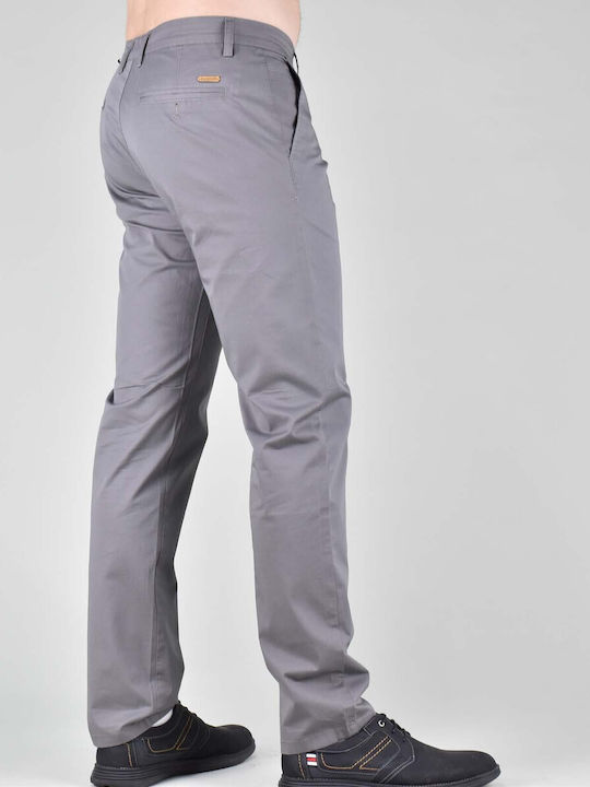 Slim Fit Gray Trousers