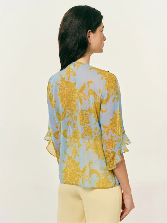 Long Sleeve Women's Shirt Light Blue