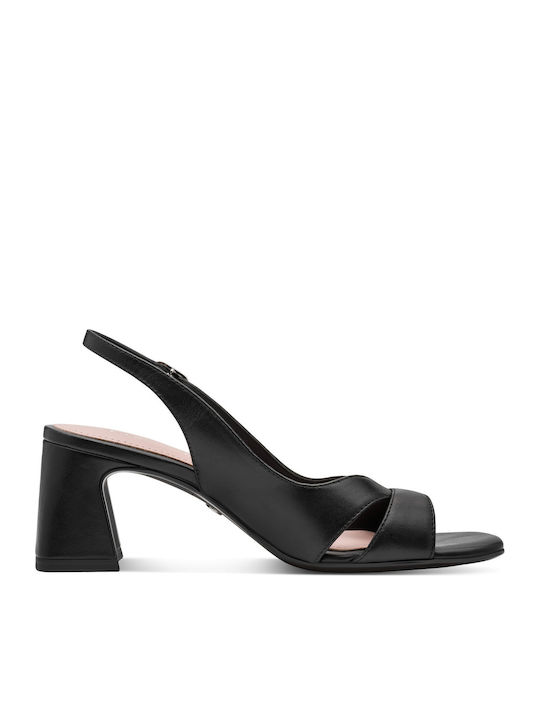 Leather Sandals Black