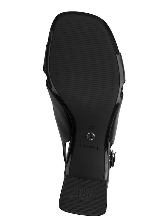 Leather Sandals Black