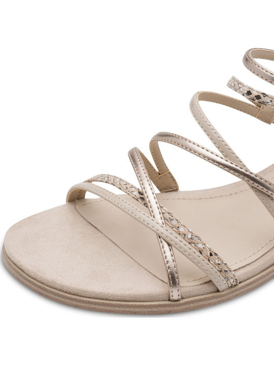 Women's Flat Sandals Rose Gold
