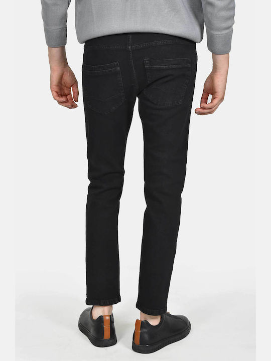 Herren Jeanshosen Elastisches Schwarzes