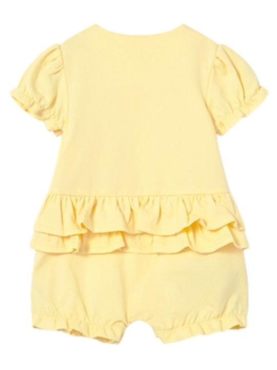 Mayoral Baby Bodysuit Set Yellow 2pcs