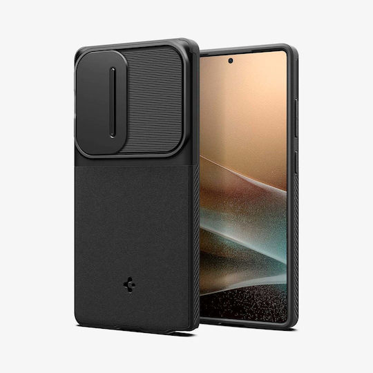 Spigen Optik Armor Back Cover Πλαστικό / Σιλικόνης 2mm Μαύρο (Galaxy S25 Ultra)