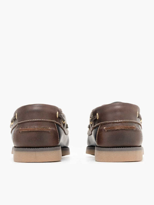 Δερμάτινα Ανδρικά Boat Shoes σε Μπλε Χρώμα