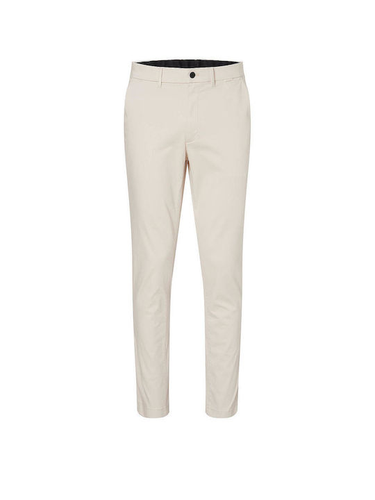 Παντελόνι Chino Ελαστικό σε Slim Εφαρμογή Stony Beige