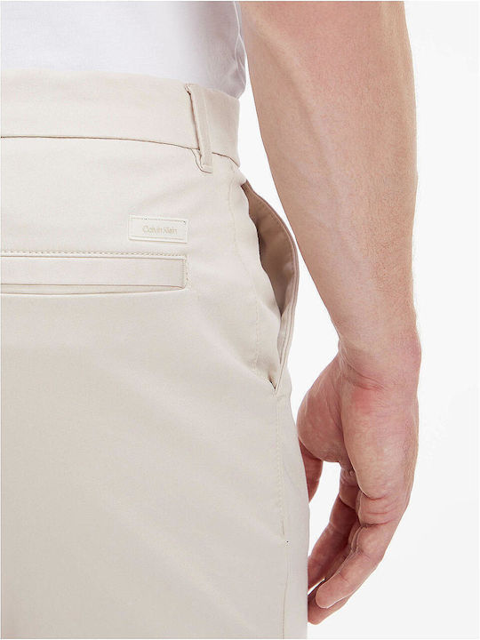 Παντελόνι Chino Ελαστικό σε Slim Εφαρμογή Stony Beige