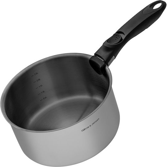 Götze&Jensen Royalty Line Töpfe Set aus Rostfreiem Stahl 3 Teile