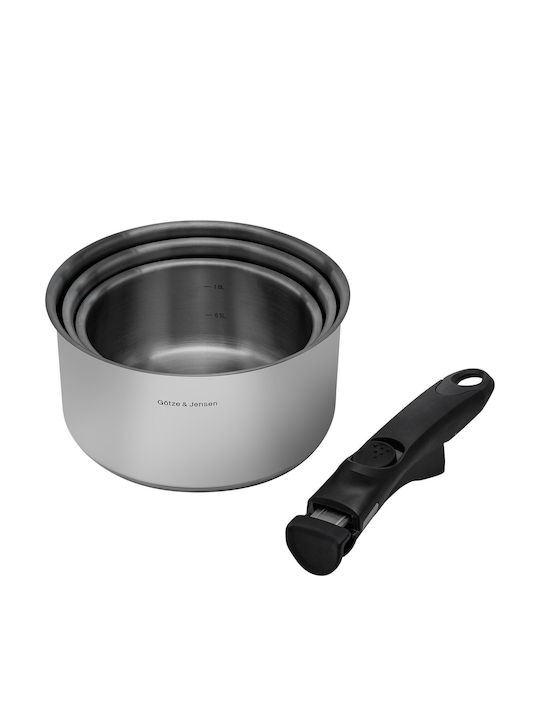 Götze&Jensen Stainless Steel Pots Set 4pcs