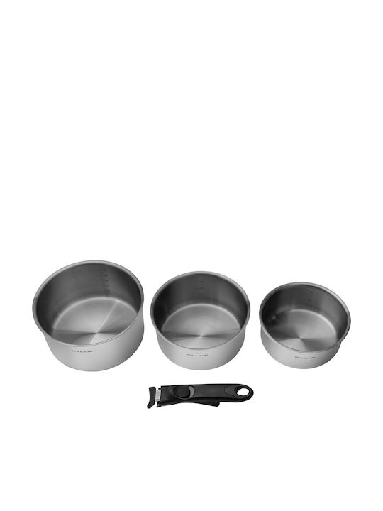 Götze&Jensen Stainless Steel Pots Set 4pcs