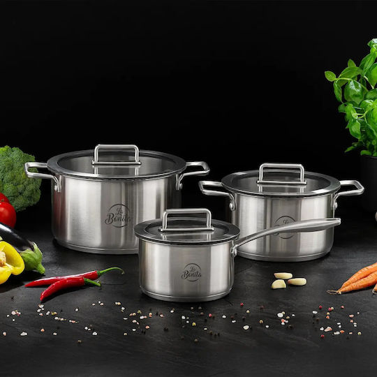 La Bonita Royalty Line Töpfe Set aus Rostfreiem Stahl 3 Teile