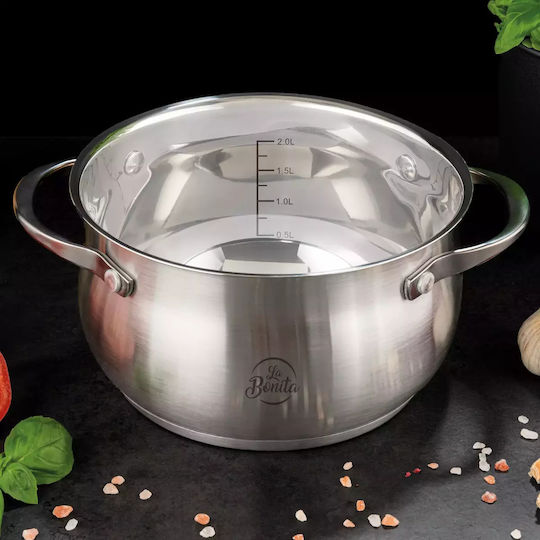 La Bonita Stainless Steel Pots Set 4pcs