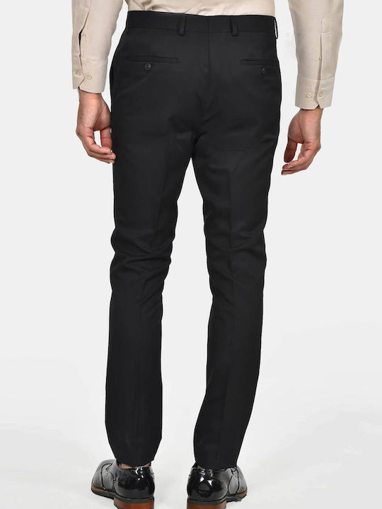 Winter Herrenanzug mit Schlanker Passform Schwarz