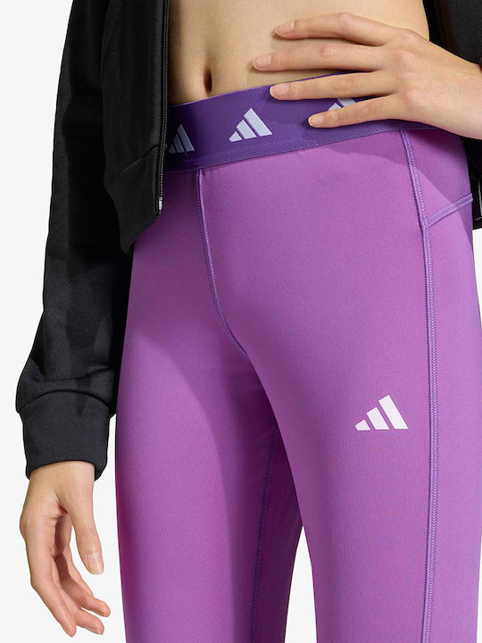 Детски Спортен Клин С Висока Талия Лилав Techfit