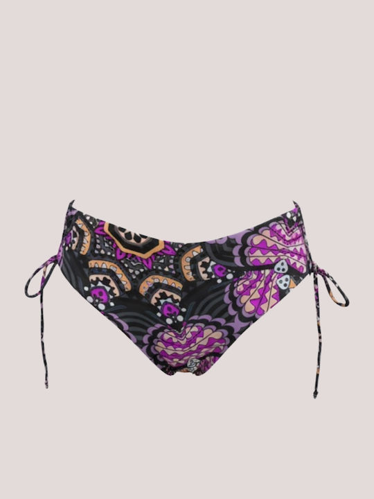 Bikini Set Push Up High Waist Black