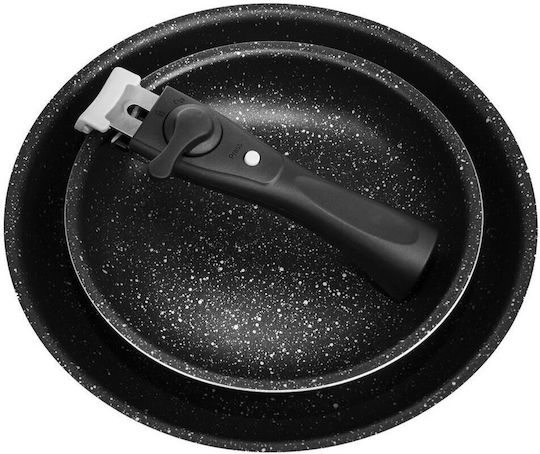 Orion Grande Set De Tigăi Din Aluminiu Cu Acoperire Interioară Antiaderent 2 Piese