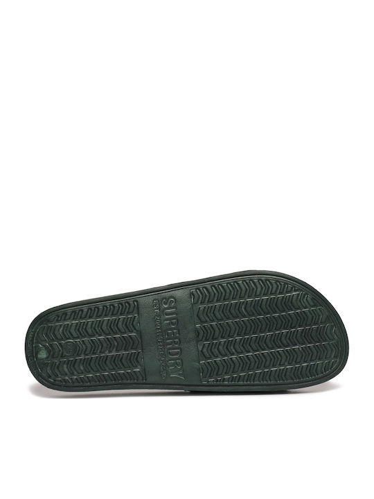 Pool Men's Green Slides