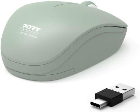 Port Designs Wireless Mouse Olive