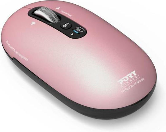 Port Designs Kabellos Bluetooth Maus Rosa