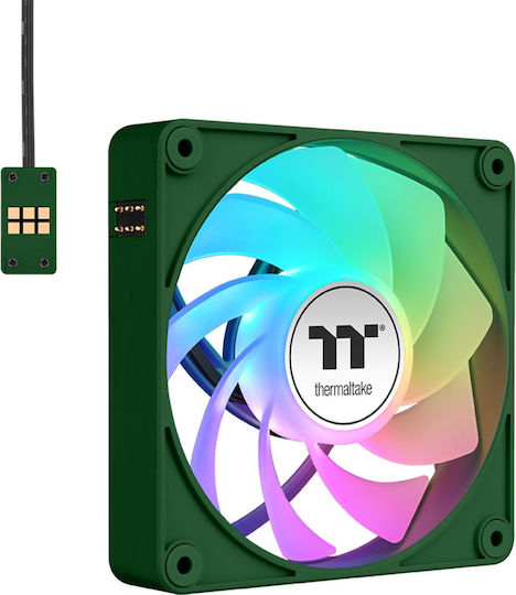 Thermaltake CT120 EX Reverse Blade Case Fan (2000rpm / 65.82cfm) with ARGB Lighting and 3-Pin / 4-Pin PWM Connection 3pcs