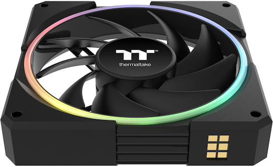 Thermaltake TS120 EX Case Fans 2000rpm 56.01cfm RGB Colour Lighting and 6-Pin Connection Pack of 3