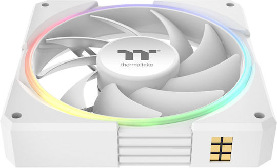Thermaltake TS120 EX Case Fan (2000rpm / 56.01cfm) με RGB Φωτισμό και Σύνδεση 6-Pin 3τμχ Λευκό