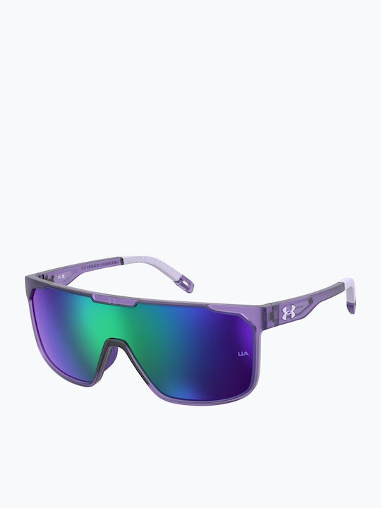 Under Armour Ανδρικά Γυαλιά Ηλίου με Μωβ Σκελετό και Μωβ Polarized Φακό 4490