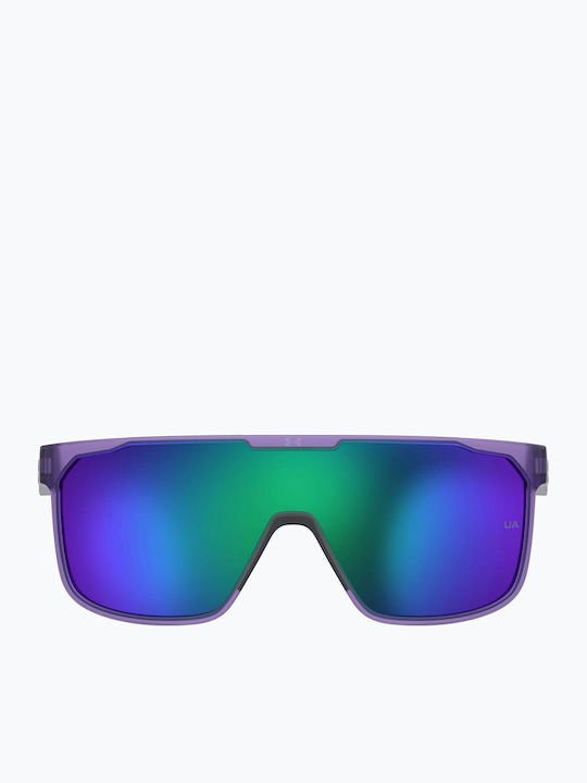 Under Armour Ανδρικά Γυαλιά Ηλίου με Μωβ Σκελετό και Μωβ Polarized Φακό 4490