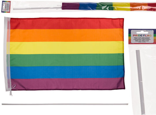 Flag Pride 90 X 60 Cm Plastic Stick