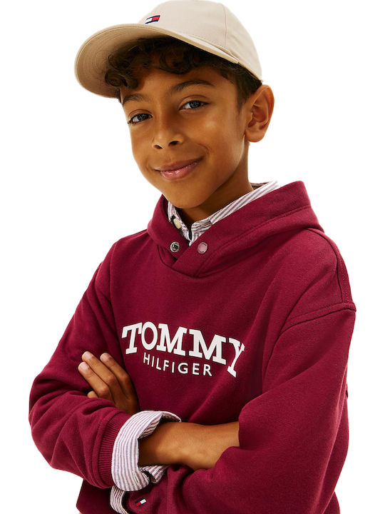 Tommy Hilfiger Παιδικό Καπέλο Jockey Υφασμάτινο Μπεζ