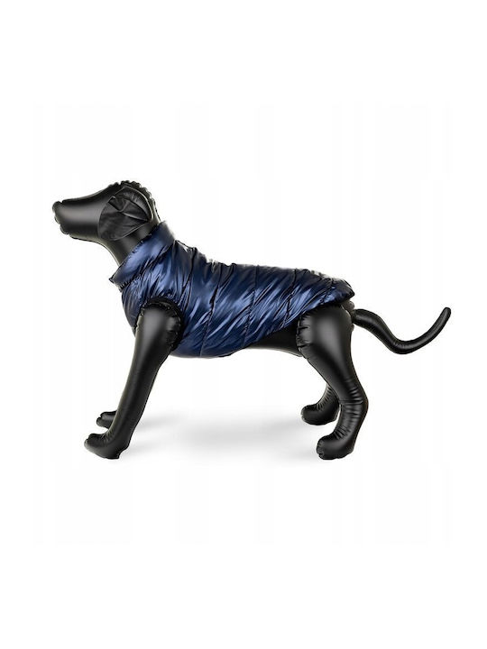 Jacket Dog Navy Blue Gold Reversible Size Xs 30