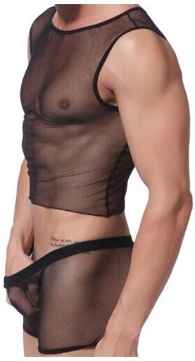 Kinksters Ανδρικό Sexy Σετ Μαύρο