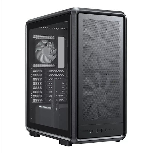 CoolerMaster MasterFrame 500 Mesh Gaming Midi Tower Κουτί Υπολογιστή με ARGB Φωτισμό Μαύρο