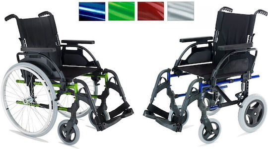 Sunrise Medical Breezy Style Standard Инвалидна Количка 24" Сгъваема 443415 Червена