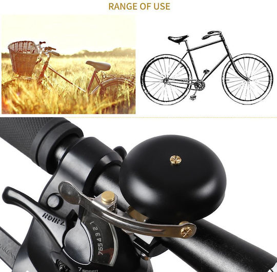 Deemount Fahrradklingel Vintage Kupferklingel