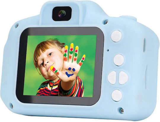 AgfaPhoto Realikids Kinderkamera 10MP mit Thermodruck Blau