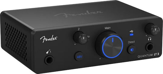 Fender Quantum LT 2 2777700612 Εξωτερική Επαγγελματική Κάρτα Ήχου με Σύνδεση USB