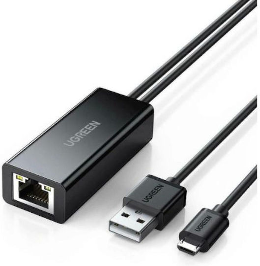 Ugreen 30985 USB Адаптер За Мрежа С Проводна Връзка Ethernet