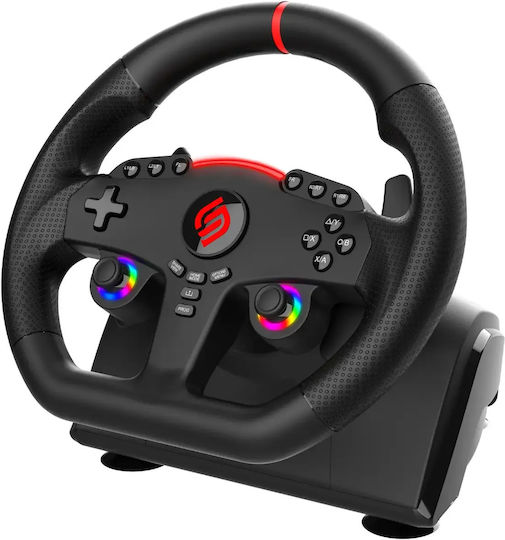 Subsonic 270 GT Τιμονιέρα με Πετάλια για PC / PS4 / Switch / Switch 2 / XBOX One / Xbox Series X/S