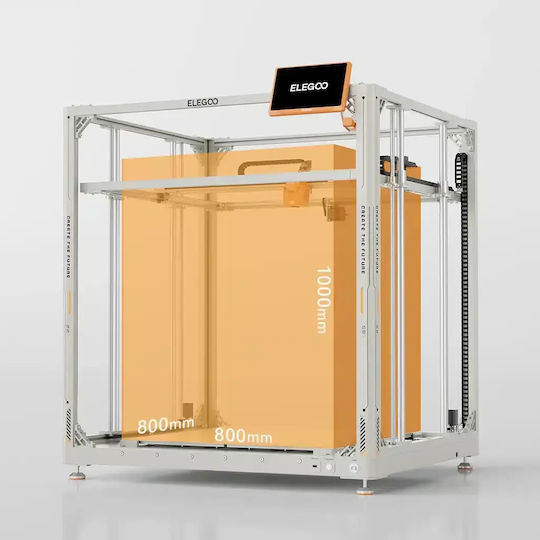 Elegoo OrangeStorm Giga Assembled 3D Printer with Ethernet / USB / Wi-Fi Connection